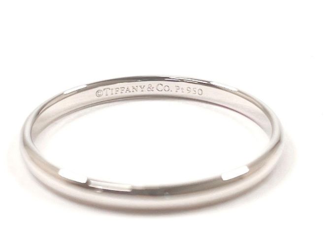 Autre Marque Tiffany & Co. Ehering aus Platin 950 Silber - Ansicht 3