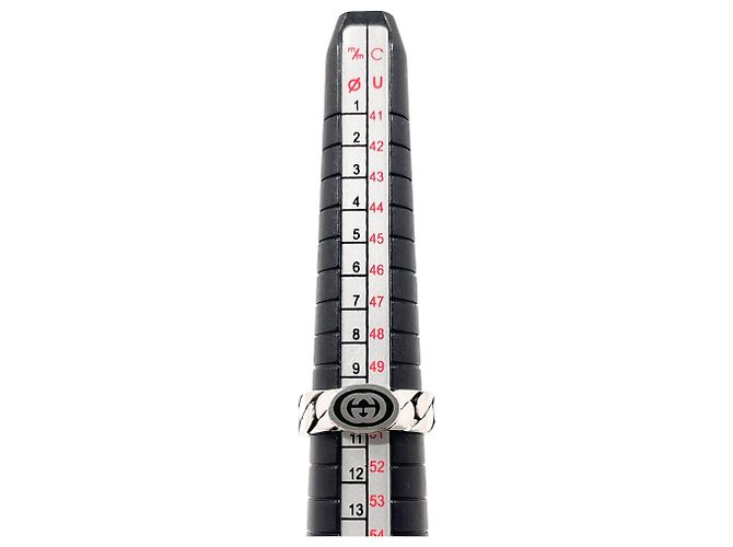 Anello Interlocking G Band GUCCI - vista 4