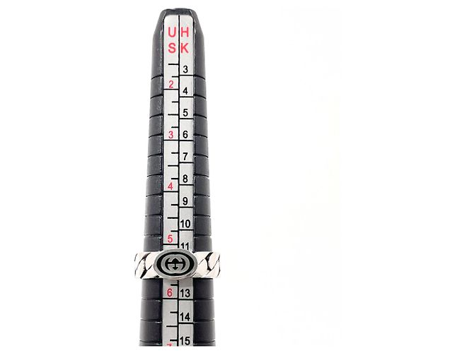 Anello Interlocking G Band GUCCI - vista 5