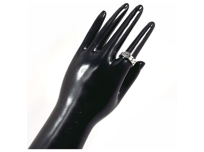 Anello Interlocking G Band GUCCI - vista 6