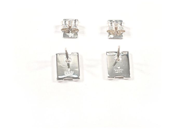 Gucci Silver 925 G-Logo Stecker-Ohrringe Silber - Ansicht 2