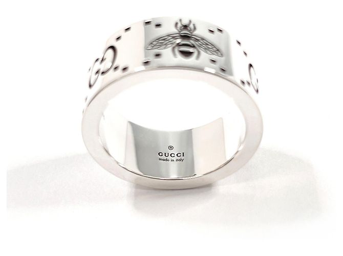 Anello Gucci GG & Bee in argento sterling - vista 3