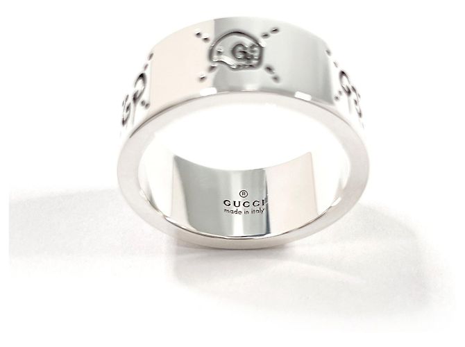 Anello Gucci Ghost in argento sterling - vista 3