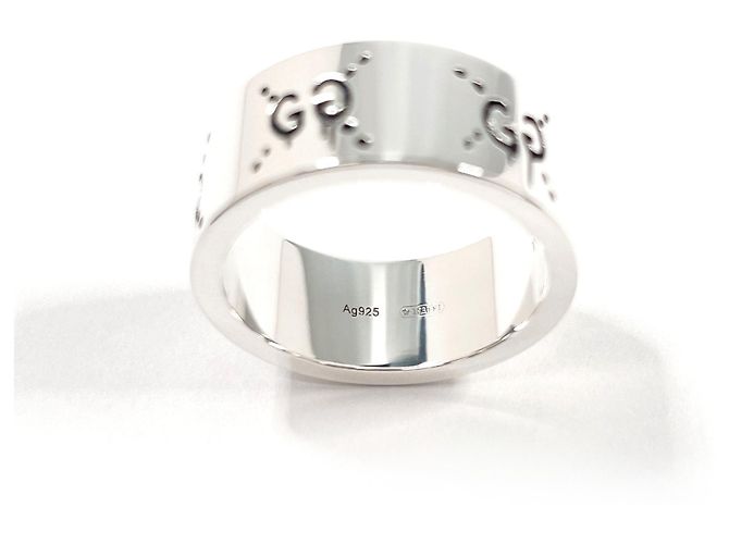 Anello Gucci Ghost in argento sterling - vista 4