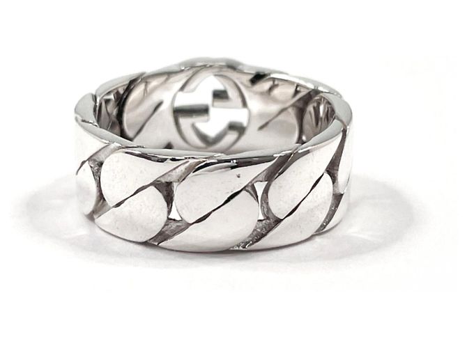Gucci Interlocking G Band Ring Silber - Ansicht 2