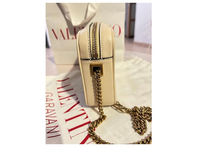 Valentino Garavani Viva Superstar VLOGO Leather Shoulder Bag - vista 12