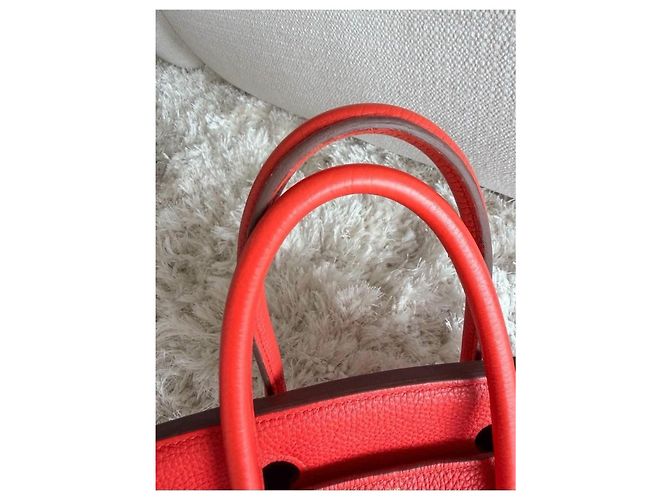 Borsa a mano Hermès Birkin 30 in pelle Togo - vista 10