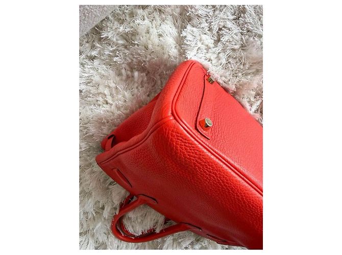 Borsa a mano Hermès Birkin 30 in pelle Togo - vista 12
