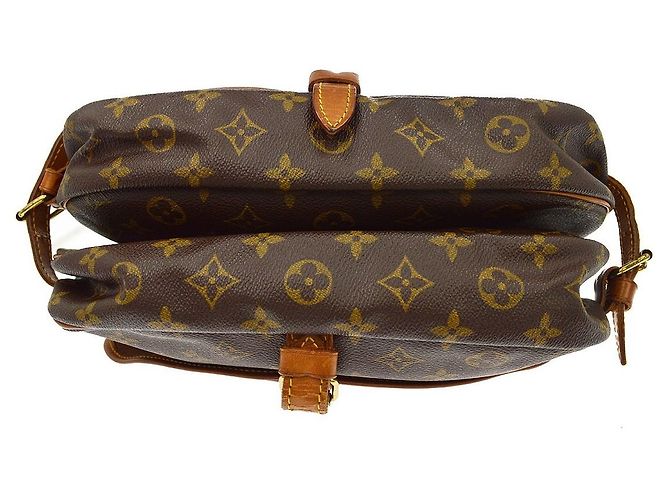 Louis Vuitton Saumur Monogram Canvas 30 Brown - view 6