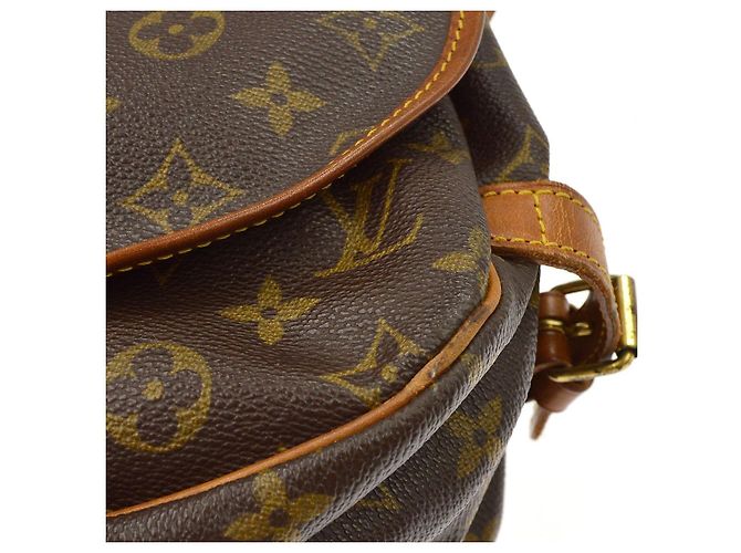 Louis Vuitton Saumur Monogram Canvas 30 Brown - view 7