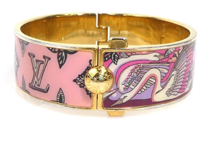 Bracciale con ciondoli oro e rosa Louis Vuitton - vista 4
