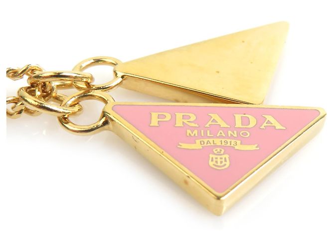 Colar Prada Logo Triangle - vista 3