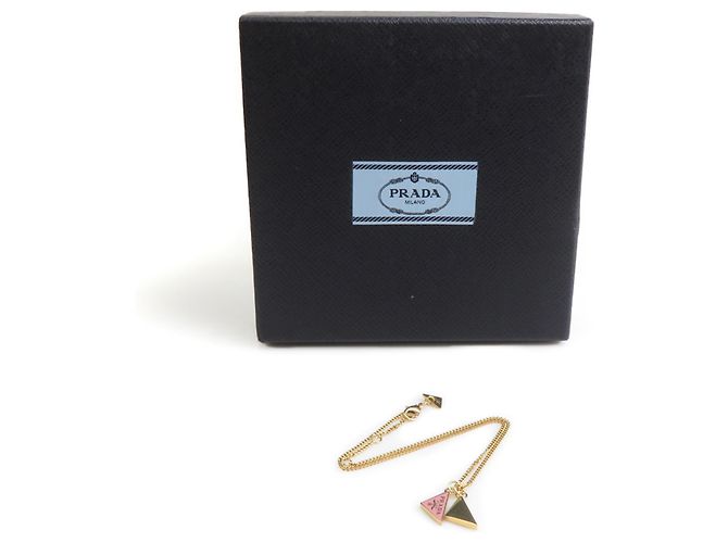 Colar Prada Logo Triangle - vista 8