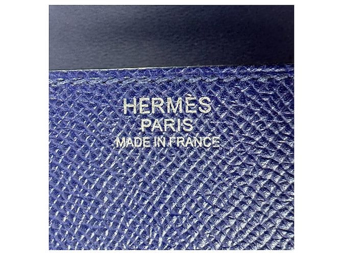 Hermès Bolsa de Ombro Hermes Mosaic 24 17 Veau Epsom Blue Ancre Silver - vista 12