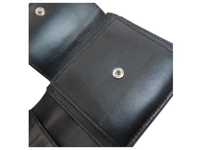 Céline Cartera bifold Celine de piel negra - vista 10