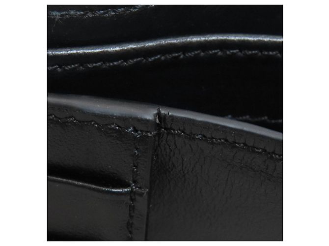 Céline Cartera bifold Celine de piel negra - vista 11