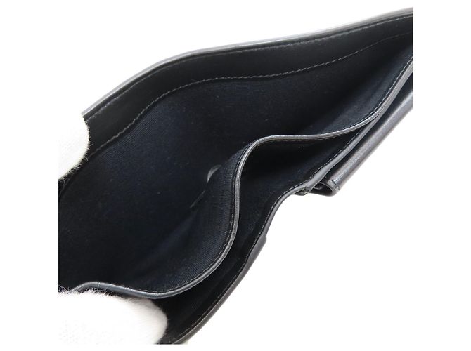 Céline Cartera bifold Celine de piel negra - vista 5