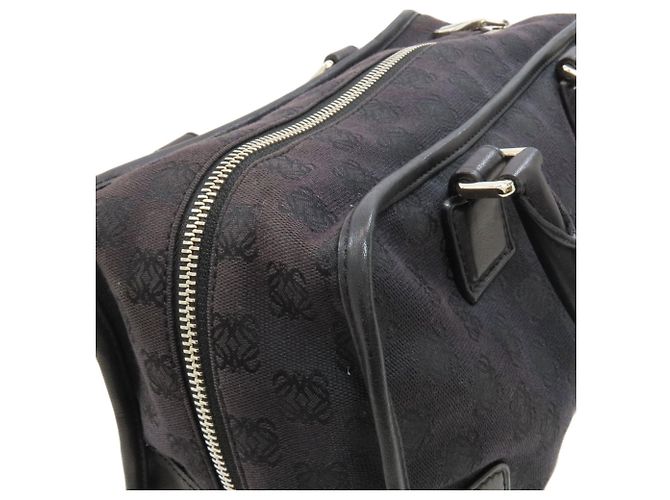 Borsa a mano Loewe Amazona in tela nera Nero - vista 11