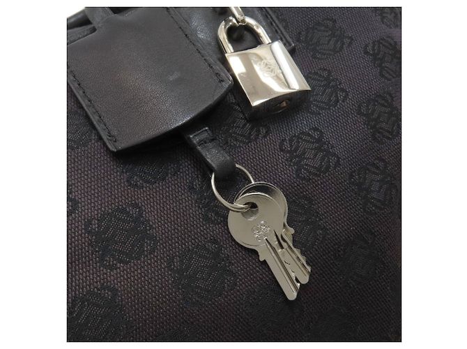 Borsa a mano Loewe Amazona in tela nera Nero - vista 12