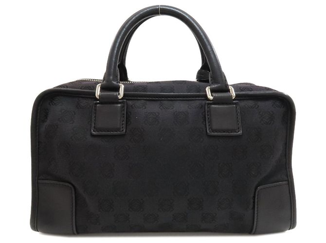 Borsa a mano Loewe Amazona in tela nera Nero - vista 2