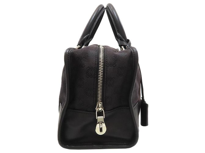 Borsa a mano Loewe Amazona in tela nera Nero - vista 3