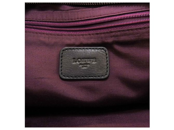 Borsa a mano Loewe Amazona in tela nera Nero - vista 6