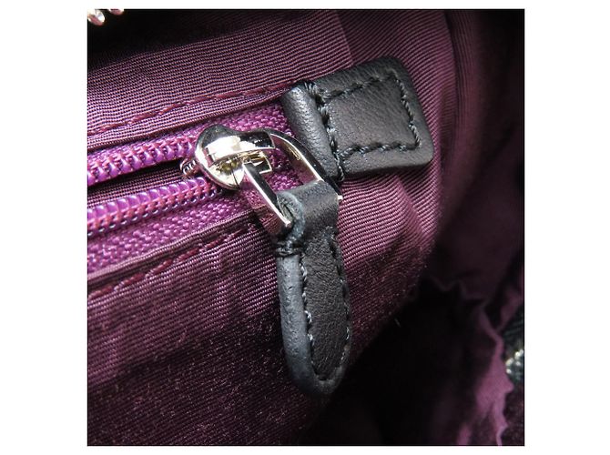 Borsa a mano Loewe Amazona in tela nera Nero - vista 7