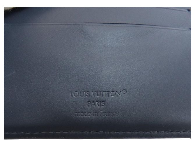 Louis Vuitton Portefeuille Marco Aerogram Bi-fold Wallet Navy blue - view 7