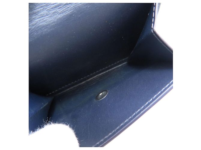 Louis Vuitton Portefeuille Marco Aerogram Bi-fold Wallet Navy blue - view 9