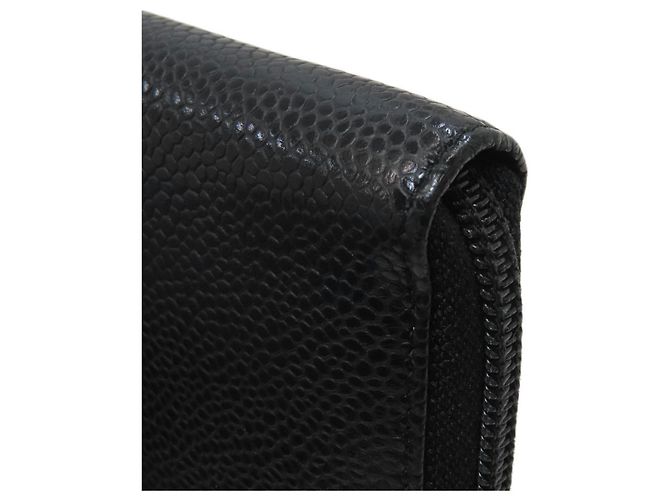Portamonete Chanel in pelle nera - vista 13