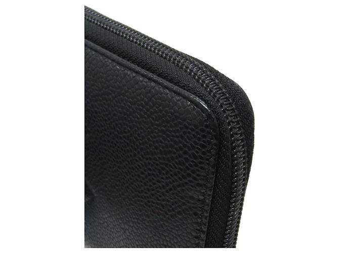 Portamonete Chanel in pelle nera - vista 14