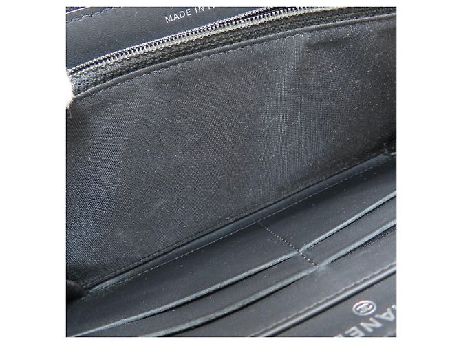 Portamonete Chanel in pelle nera - vista 9