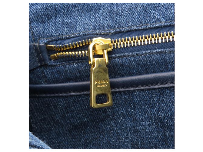 Prada Canapa Denim Tote Bag - Ansicht 10