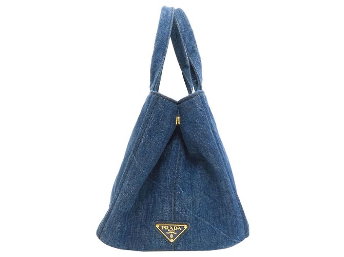 Prada Canapa Denim Tote Bag - Ansicht 3