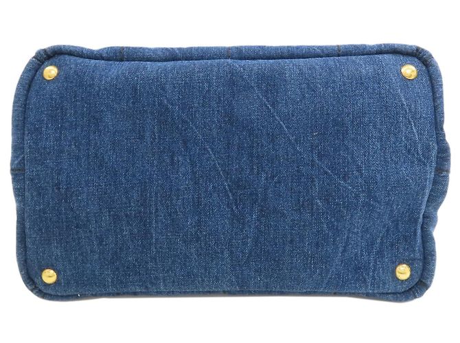 Prada Canapa Denim Tote Bag - Ansicht 4