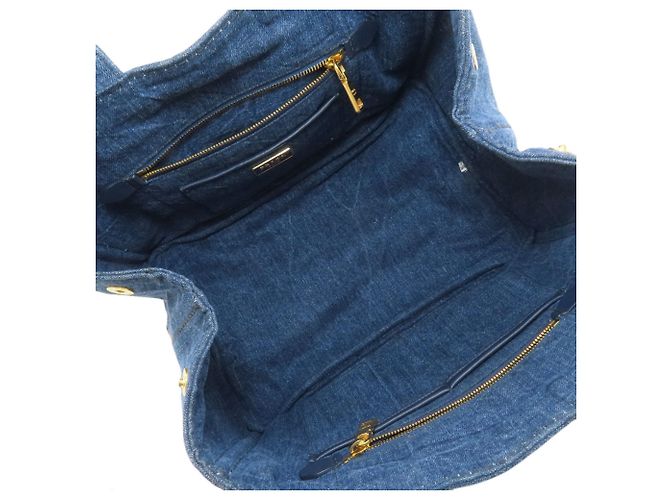 Prada Canapa Denim Tote Bag - Ansicht 5