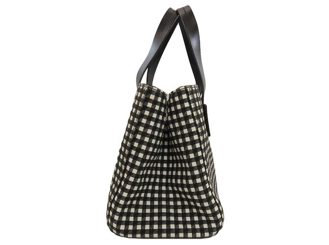 Sac à main 2-Way Miu Miu à carreaux Gingham - vue 3