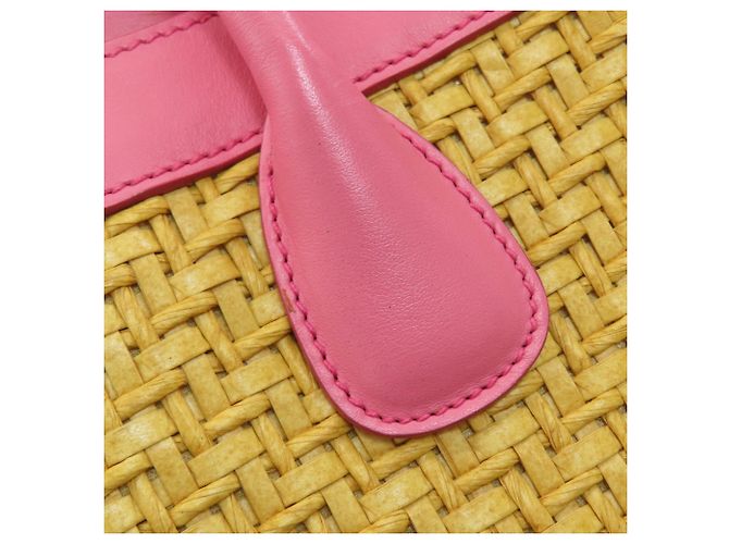 Sac à main 2-Way en raphia Miu Miu - vue 14