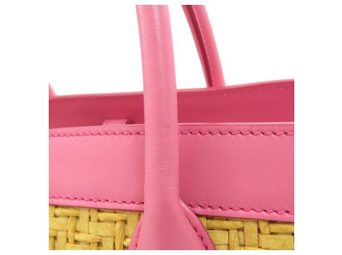 Sac à main 2-Way en raphia Miu Miu - vue 17