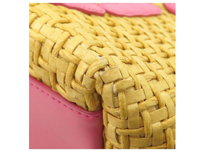 Sac à main 2-Way en raphia Miu Miu - vue 20