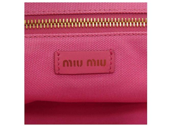 Sac à main 2-Way en raphia Miu Miu - vue 6