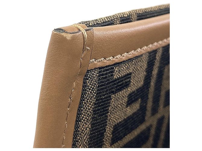 Borsa a mano Fendi Sunshine Large in tela - vista 10