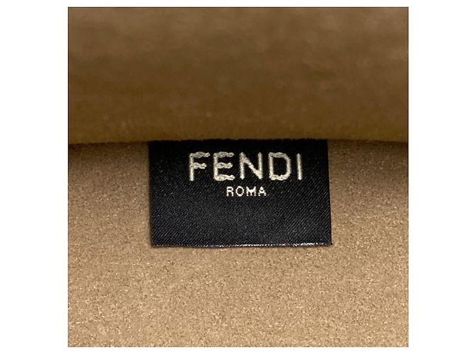 Borsa a mano Fendi Sunshine Large in tela - vista 7