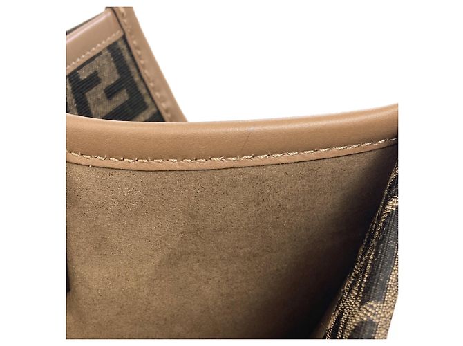 Borsa a mano Fendi Sunshine Large in tela - vista 9
