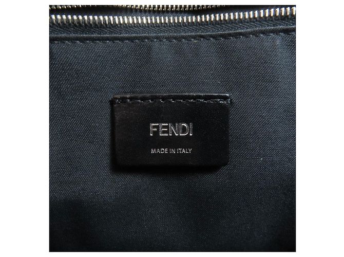 Mochila/Daypack Fendi Logo Canvas - vista 6