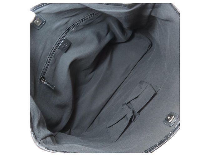 Bolso Tote Gucci de lona negra Negro - vista 5