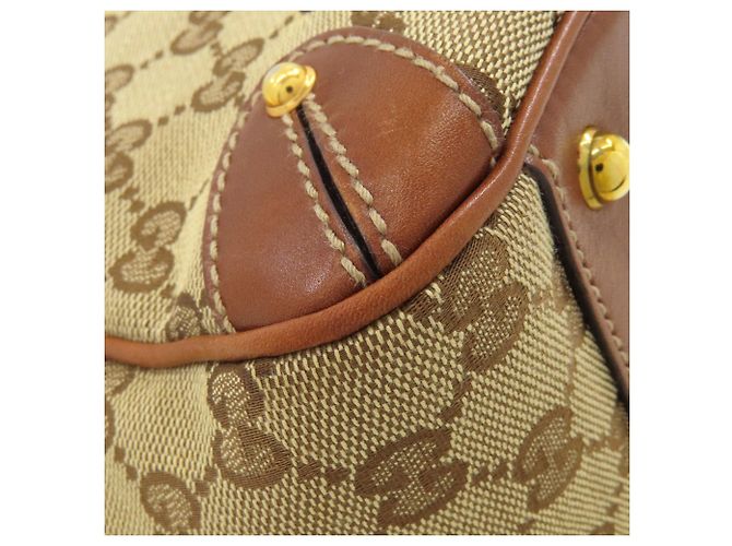 Bolso Tote Gucci 161129 GG Pattern Castaño - vista 15