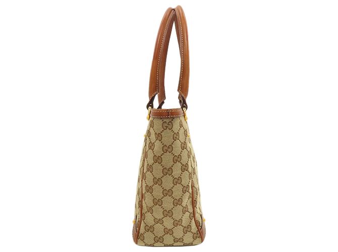 Bolso Tote Gucci 161129 GG Pattern Castaño - vista 3