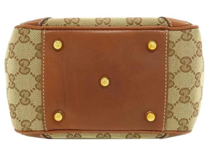 Bolso Tote Gucci 161129 GG Pattern Castaño - vista 4