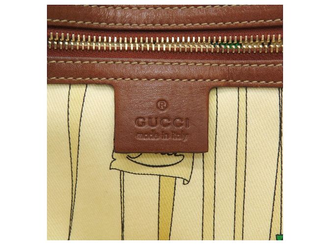 Bolso Tote Gucci 161129 GG Pattern Castaño - vista 6